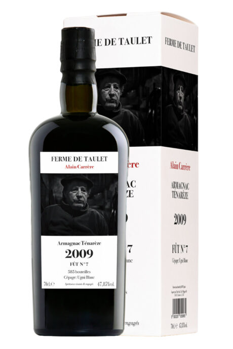 Armagnac Tenareze 14 Years Old Millesimé 2009 Fut Nr.7 Nomade Serie Astucciato - 'Ferme de Taulet' Alain Carrère