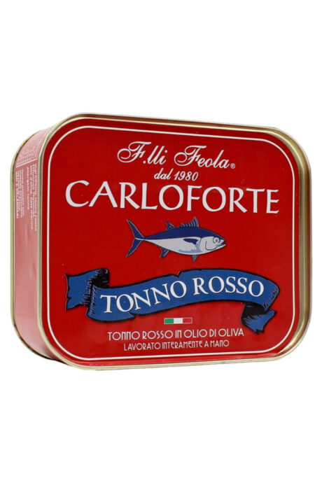 Tonno Rosso In Olio di Oliva Carloforte - 'Carloforte' F.lli Feola 350g