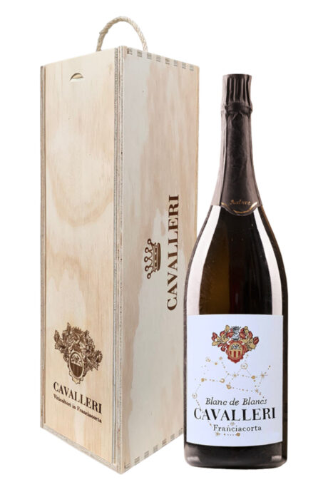 Franciacorta Blanc de Blancs Brut Nature Jeroboam Cofanetto Legno (Astucciato) - Cavalleri