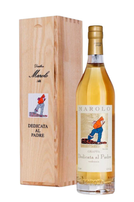 Grappa Dedicata al Padre Barrique Cofanetto Legno (Astucciata) - Marolo 70cl