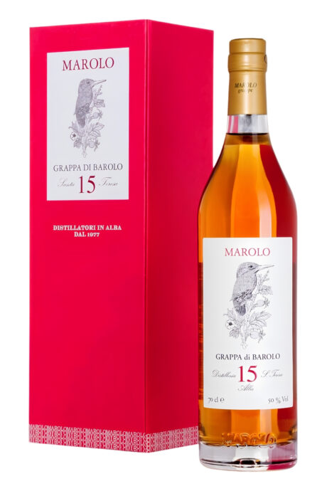 Grappa di Barolo 15 Anni Cofanetto (Astucciato) - Marolo 70cl