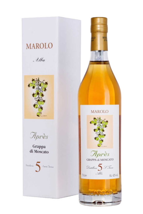 Grappa di Moscato Après 5 anni Astucciata - Marolo 70cl