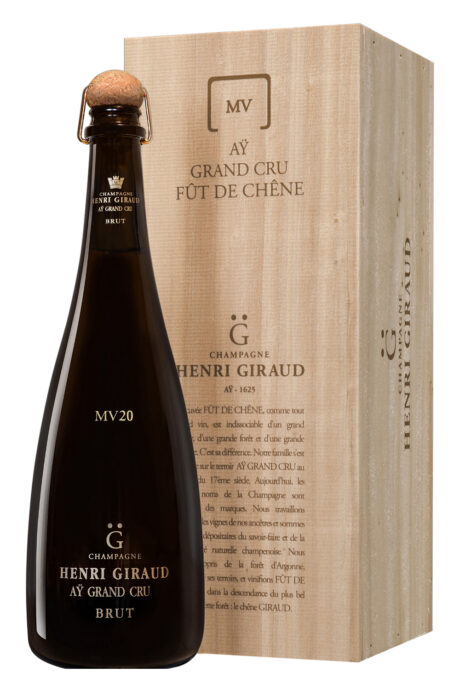 Champagne MV20 Fut de Chene Ay Grand Cru Brut Millesimé Cofanetto Legno (Astucciato) - Henri Giraud